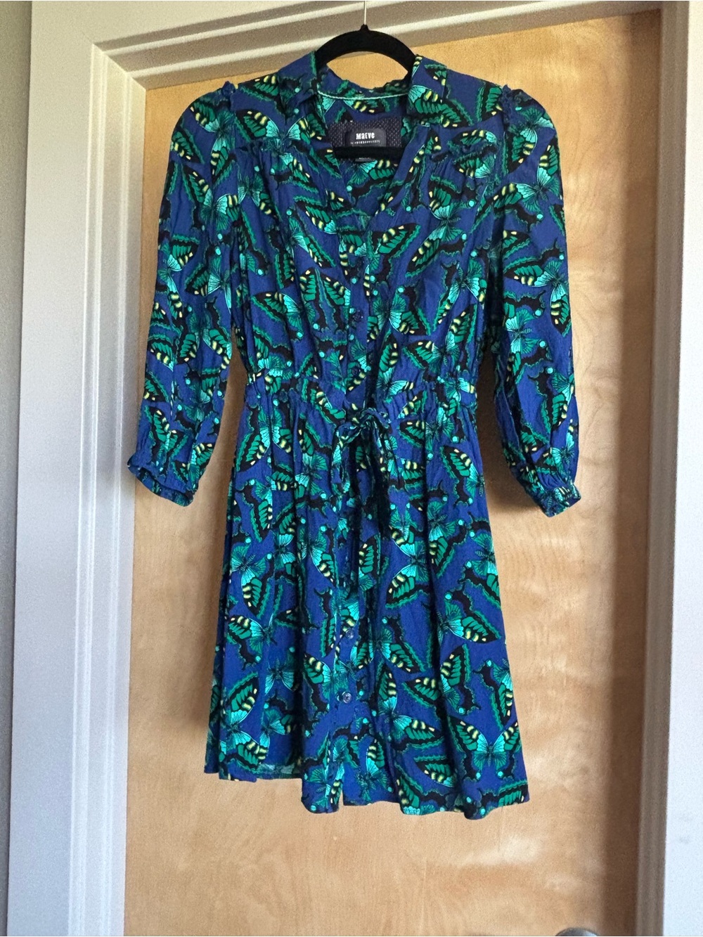 Maeve by Anthropologie “Pippa” Butterfly Shirtdress - Size XSP